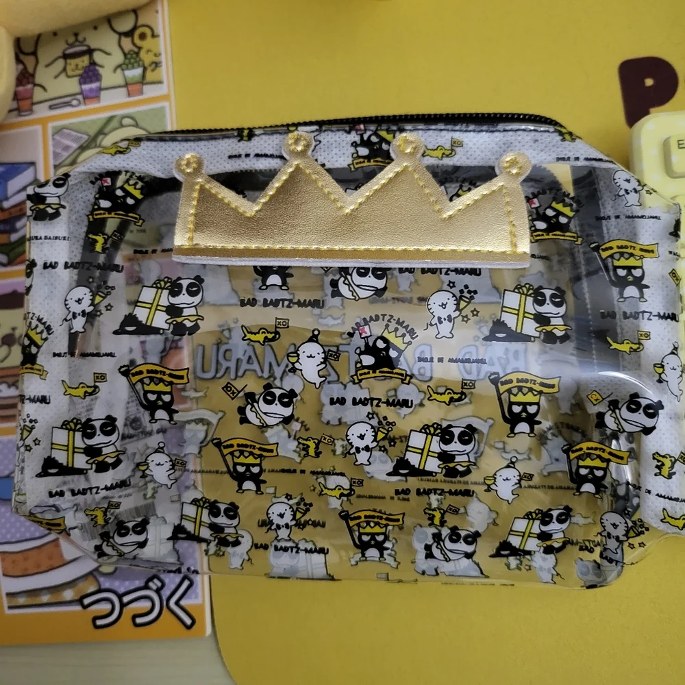 Sanrio License Bad Badtz-Maru Clear Pouch